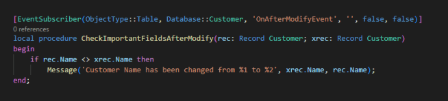 Dynamics 365 Business Central: การใช้งาน EventSubscriber ใน AL&nbsp;Programming