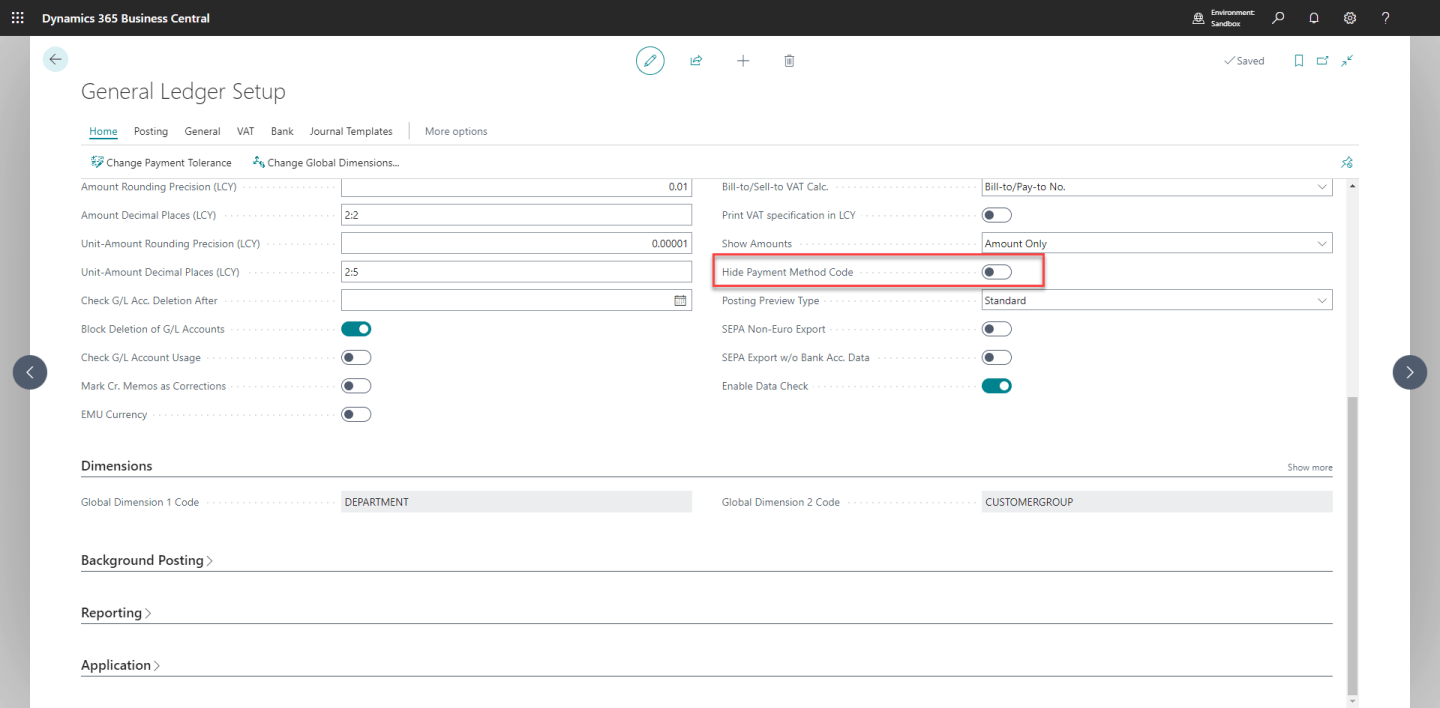 Dynamics 365 Business Central: การใช้งาน Hide Payment Method Code ใน ...